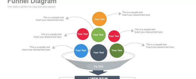 Funnel Diagram Representations PowerPoint and Keynote Template