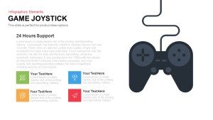 Game Joystick Template for PowerPoint and Keynote