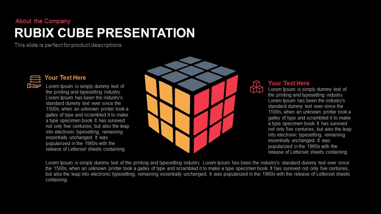 Rubik S Cube Ppt Template Free