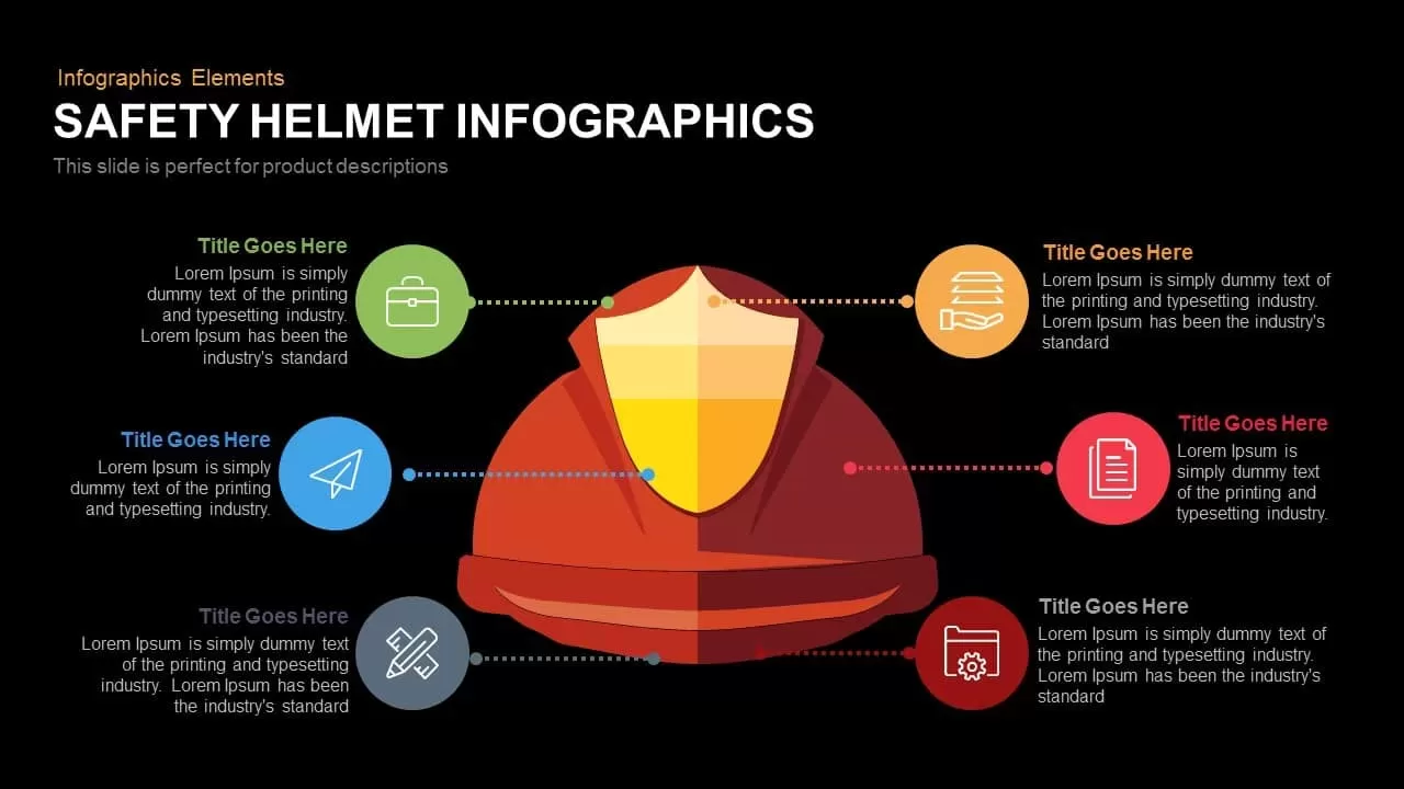Safety Helmet Infographics PowerPoint and Keynote Template
