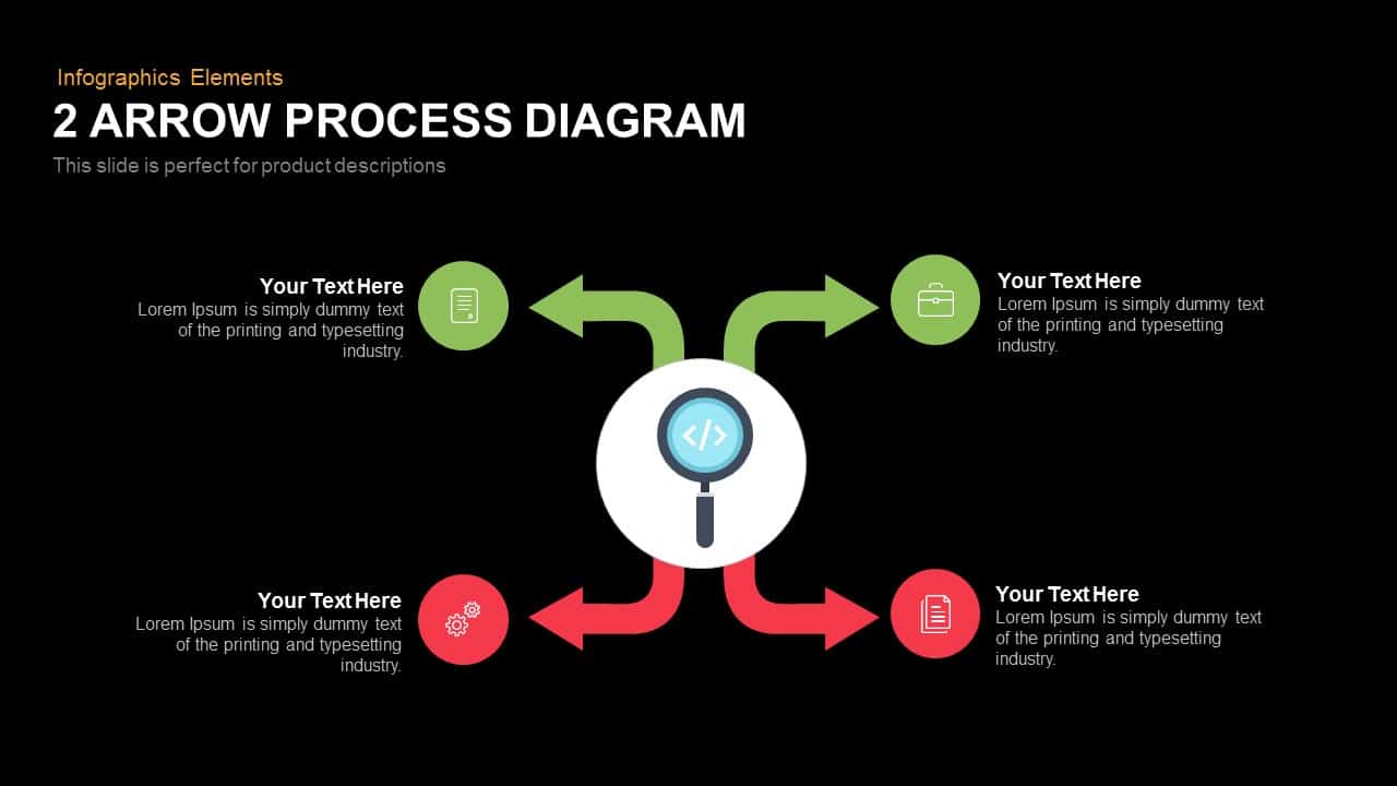 Arrow Process Diagram Template For Powerpoint Slidebazaar 1557