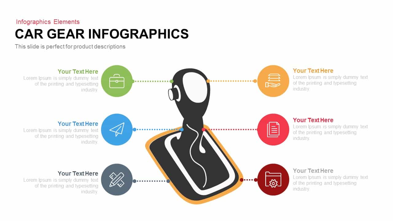 Car Gear Infographics PowerPoint Template and Keynote Slide