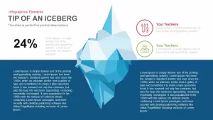 Tip of An Iceberg PowerPoint Template and Keynote Slide