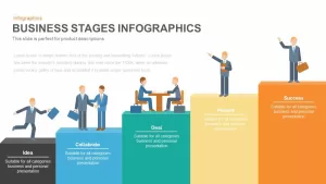 Business Stages Infographics PowerPoint Template and Keynote Slide