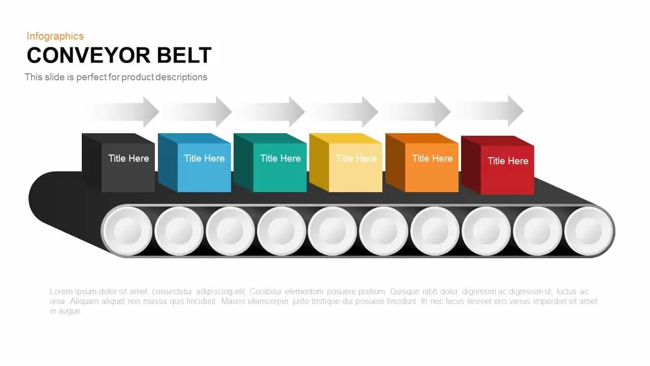Conveyor Belt PowerPoint Template and Keynote Slide