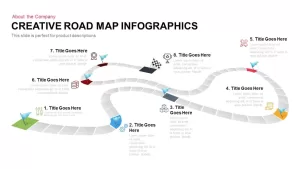 Creative Infographics Roadmap PowerPoint Template and Keynote Slide