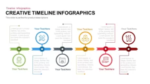 Creative Infographics Timeline PowerPoint Template and Keynote Slide