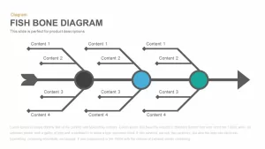 Fishbone Diagram PPT Template and Keynote Slide