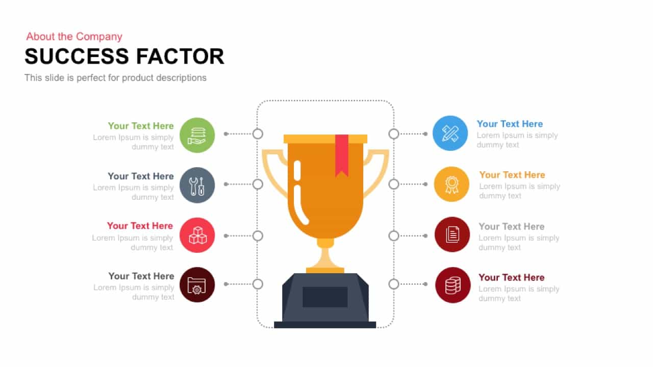 Success Factor PowerPoint Template and Keynote Slide