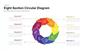 Section Circular Diagram PowerPoint Template and Keynote Slide