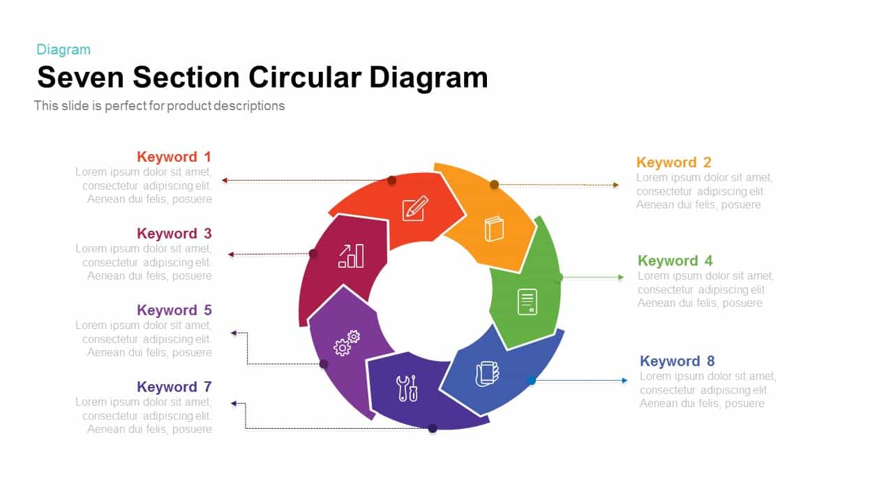 Section Circular Diagram Powerpoint Template And Keynote Slidebazaar 5389