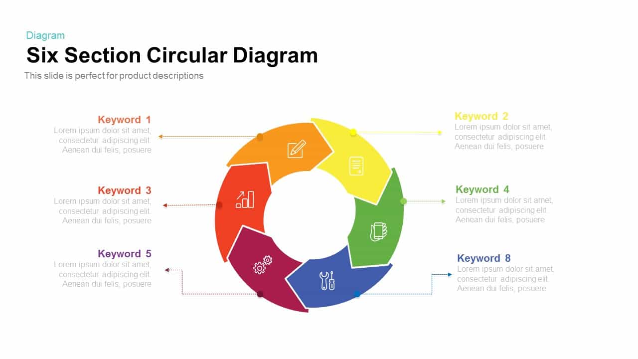 Section Circular Diagram Powerpoint Template And Keynote Slidebazaar 1669