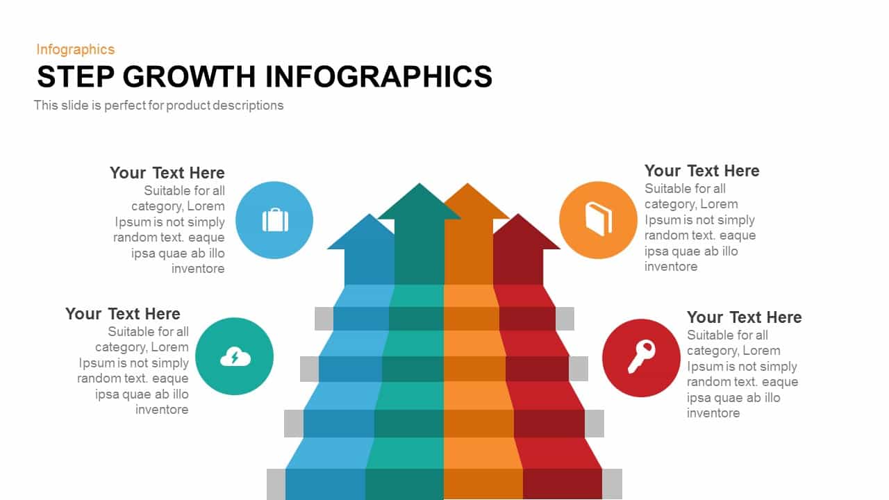 Step Growth Infographics PowerPoint Template and Keynote Slide