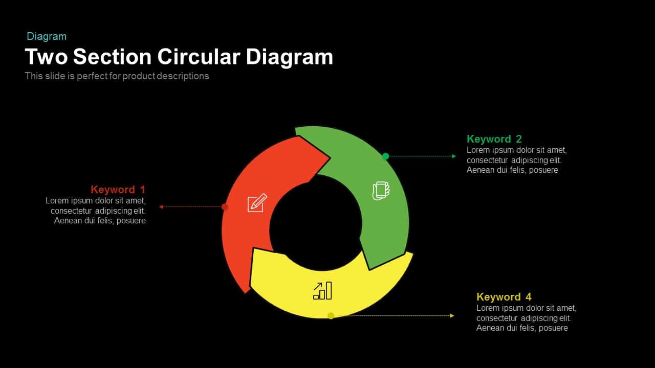 Section Circular Diagram Powerpoint Template And Keynote Slidebazaar 4525