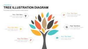Creative Tree Diagram Template for PowerPoint and Keynote