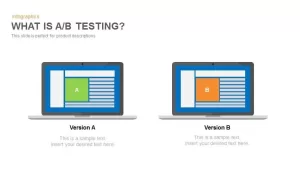 A/B Testing PowerPoint Template and Keynote Slide