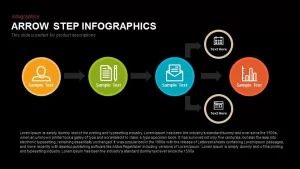 Step Infographics Arrow PowerPoint Template and Keynote Slide