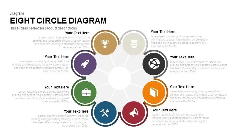 Circle Diagram PowerPoint Template and Keynote
