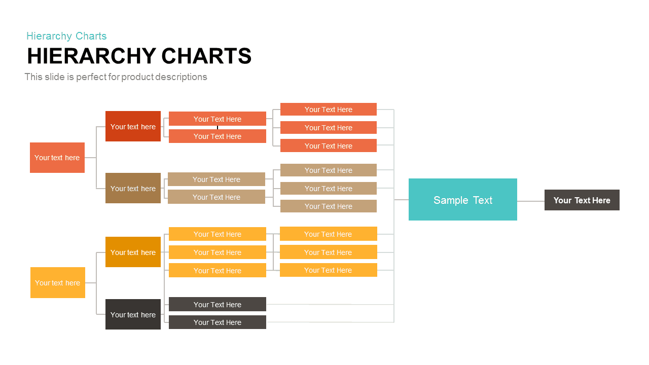 Hierarchy Chart Template for PowerPoint and Keynote