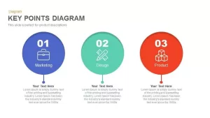 key points PowerPoint presentation diagram template