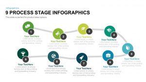 9 Process Stage Infographics PowerPoint Template and Keynote