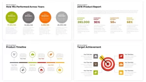 Corporate Annual Report Powerpoint and Keynote template