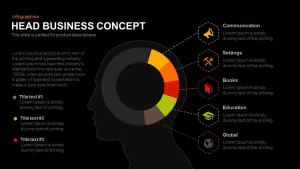 Head Business Concept PowerPoint Template