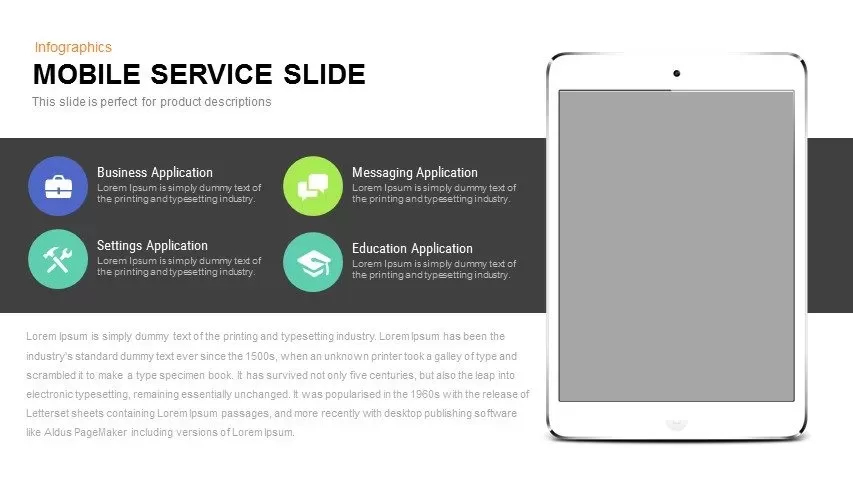 Mobile Service PowerPoint Template and Keynote Slide