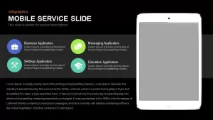 Mobile Service Powerpoint and Keynote Slide