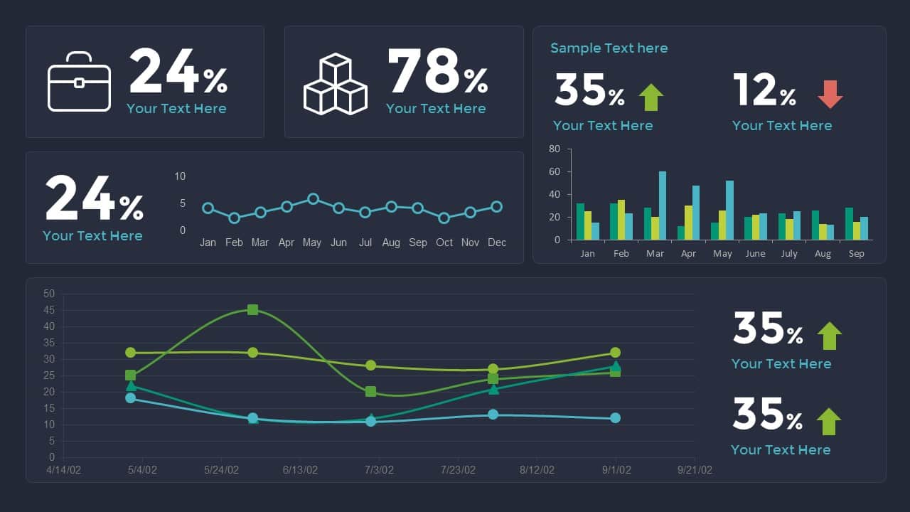 Sales Dashboard PowerPoint Template and Keynote - Slidebazaar