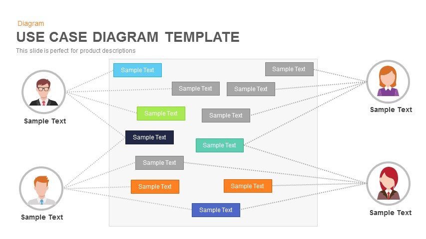 Use Case Diagram PowerPoint Template and Keynote - Slidebazaar