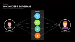 Use Case Diagram Powerpoint and Keynote template