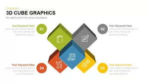 3d Cube Graphics Powerpoint and Keynote Template