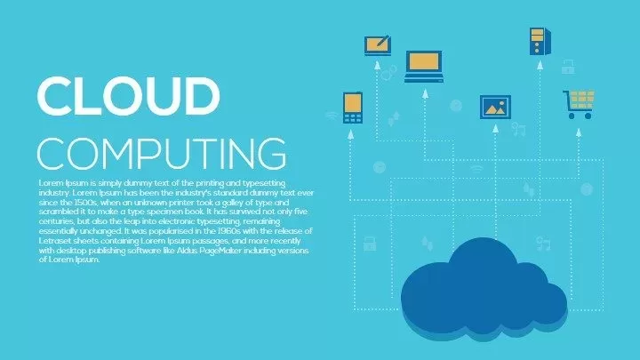 Metaphor Cloud Computing PowerPoint Template and Keynote