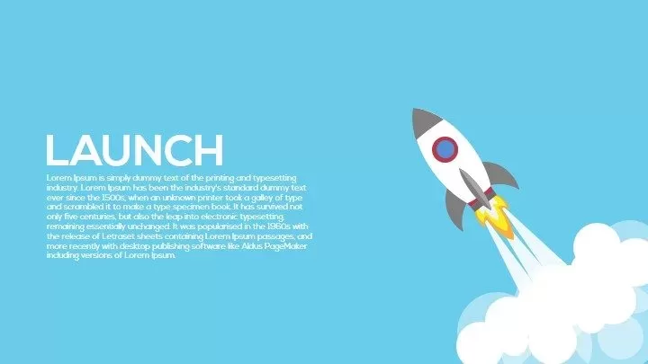 Metaphor launch PowerPoint template and keynote