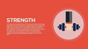 Strength PowerPoint Template and Metaphor Keynote Slide