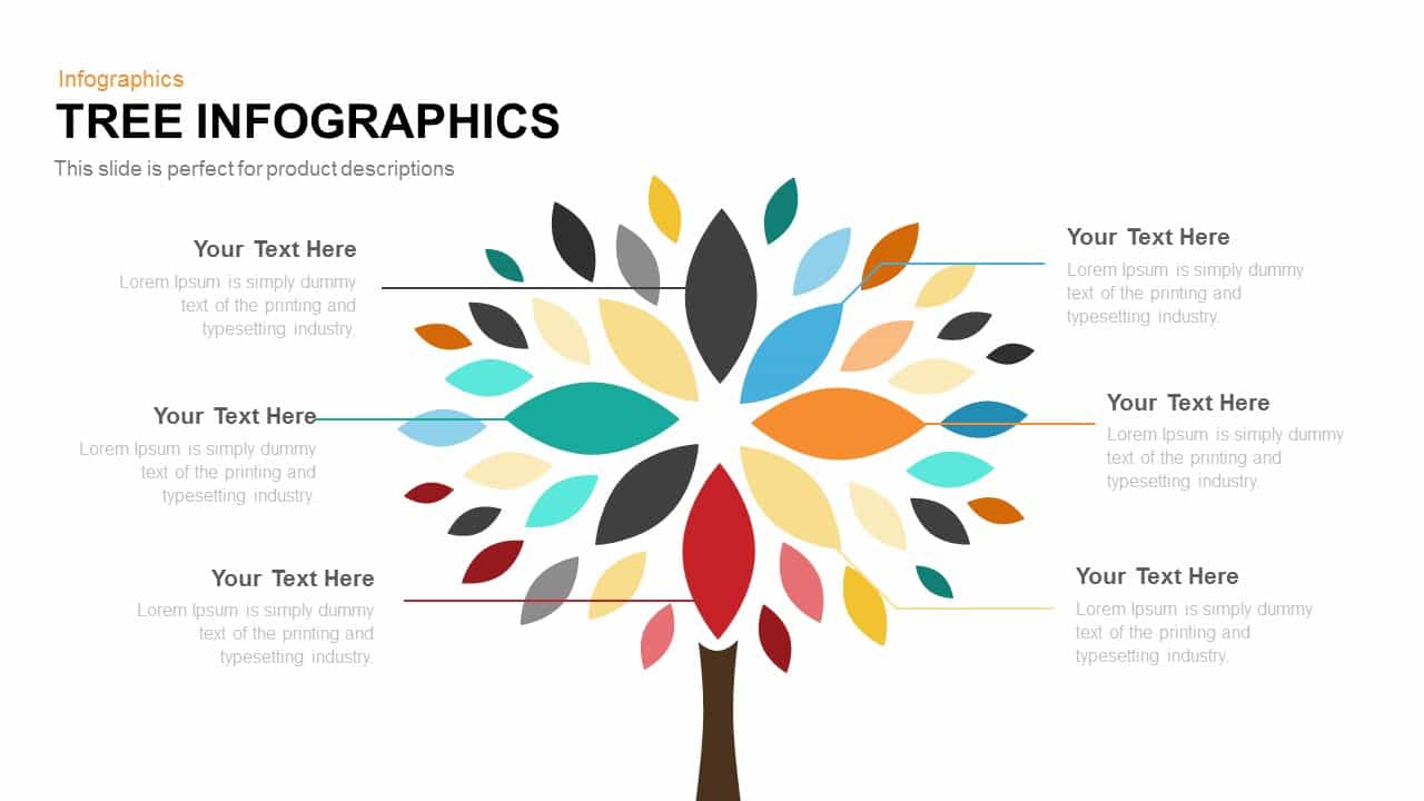 Tree Infographics PowerPoint Template and Keynote Slide