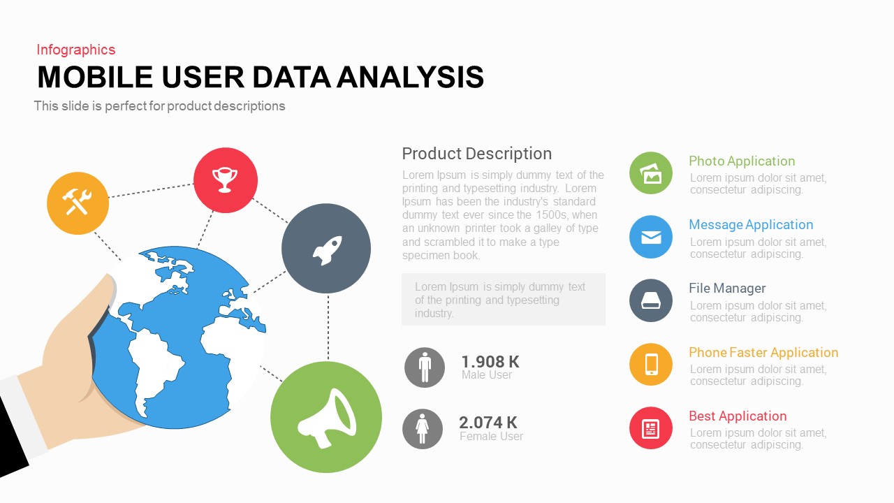 online data analysis slide