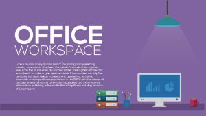 Office Workspace Metaphor PowerPoint Template and Keynote