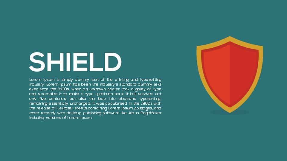 Shield PowerPoint template