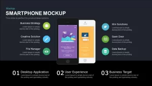 Smartphone Mockup Powerpoint and Keynote template