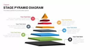 Stage Pyramid Diagram PowerPoint Template and Keynote