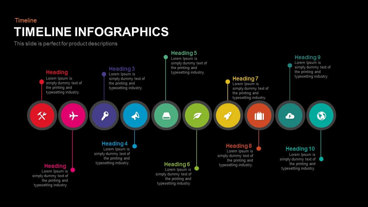Timeline Infographic PowerPoint Template And Keynote Slide