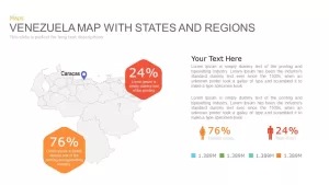 Venezuela Map Powerpoint and Keynote template