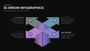 3d Arrow Infographics Powerpoint and Keynote template