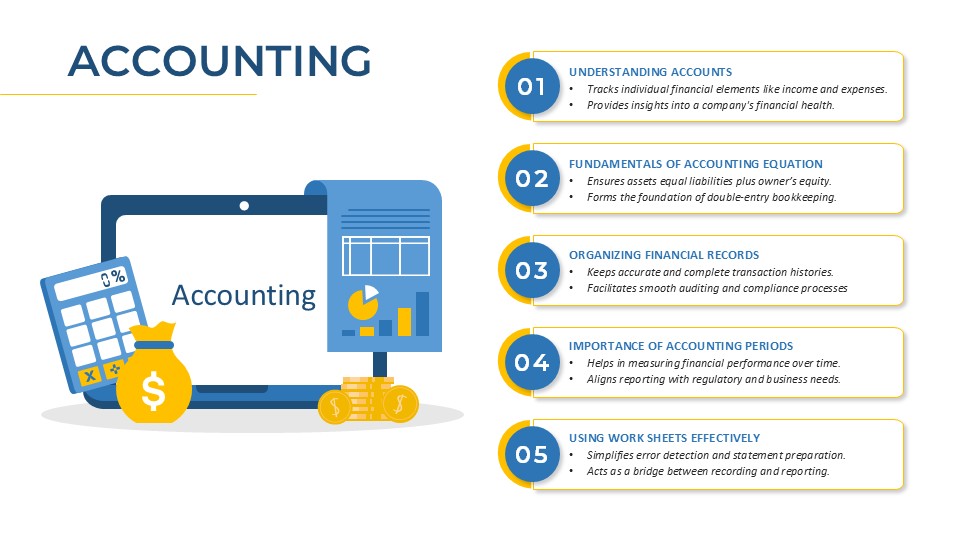 Accounting PowerPoint Template and Metaphor Keynote Slide Featured image