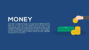 Money PowerPoint Template and Metaphor Keynote Slide