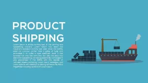 Product Shipping PowerPoint Template