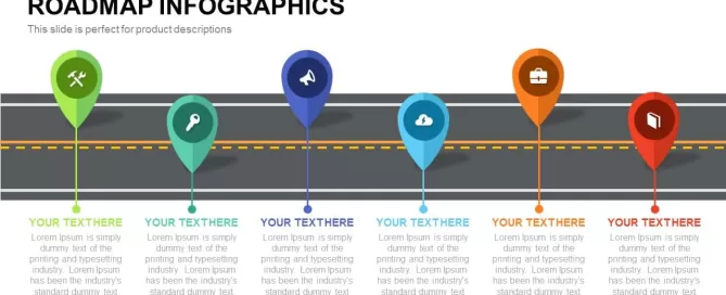 Roadmap infographics PowerPoint template and keynote