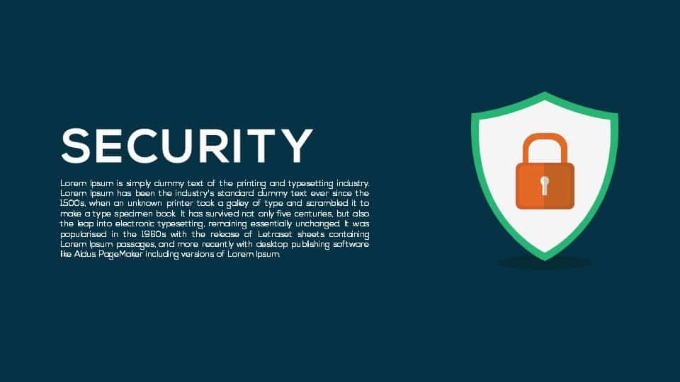 Security PowerPoint Template and Keynote